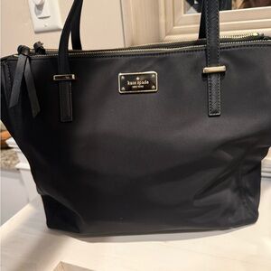 Kate Spade Black Nylon Tote